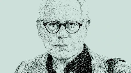 Bild von Dieter Rams, Illustration von urbanstudio