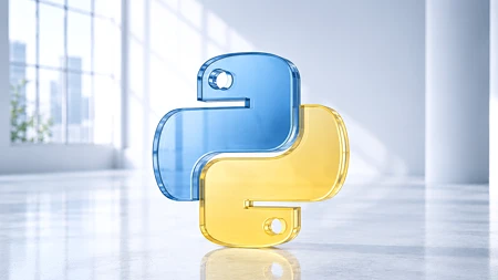Logo der Programmiersprache Python.