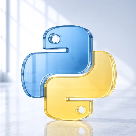 Logo der Programmiersprache Python.